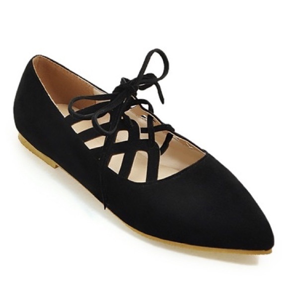 Nine West Shoes - 5/$25 Nine West Merlot Lace Up/Cage Flats